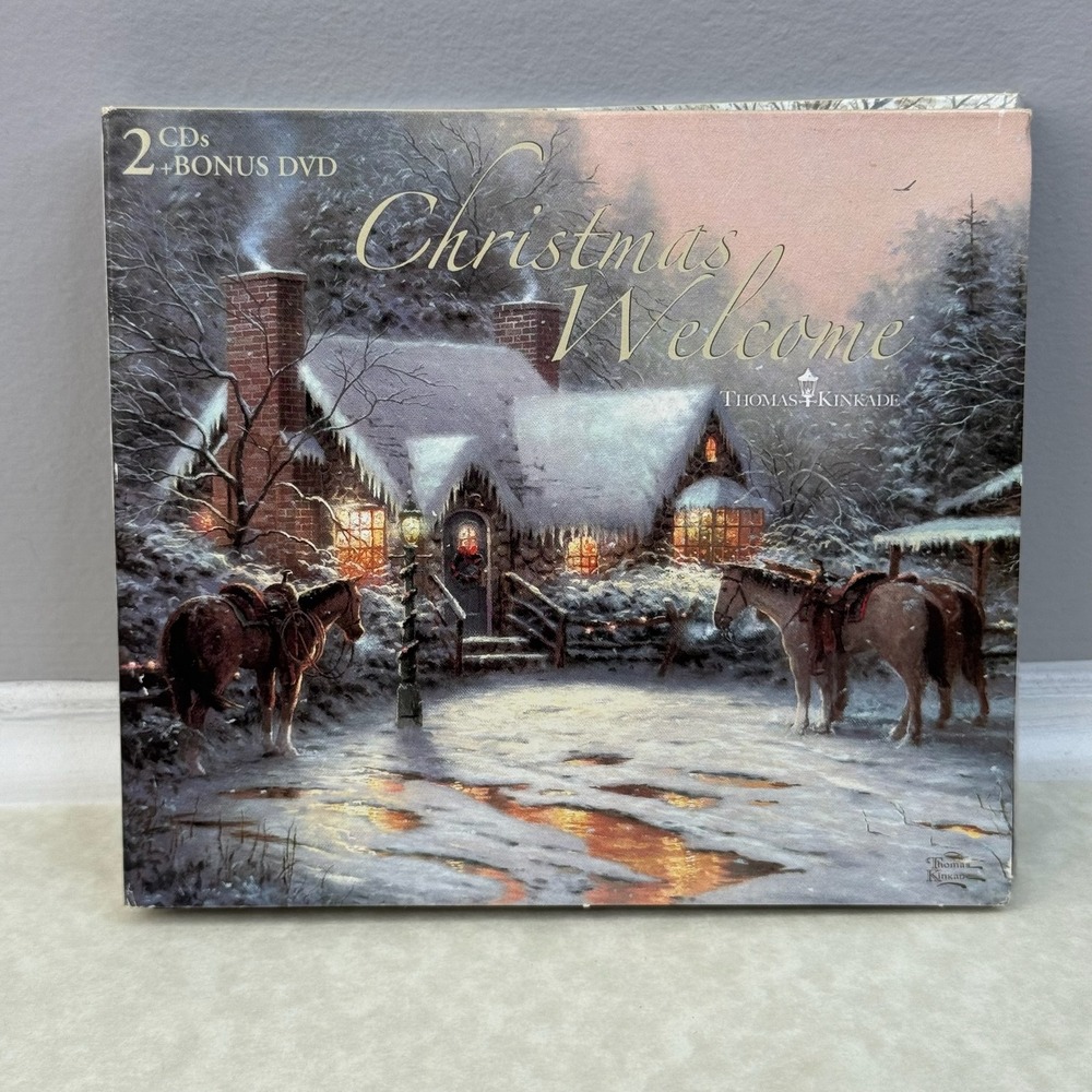 Thomas Kinkade Christmas Welcome (2 CD Sony/BMG) Bonus DVD Music Collection